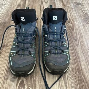 Gently used Salomon mid rise hiking boots